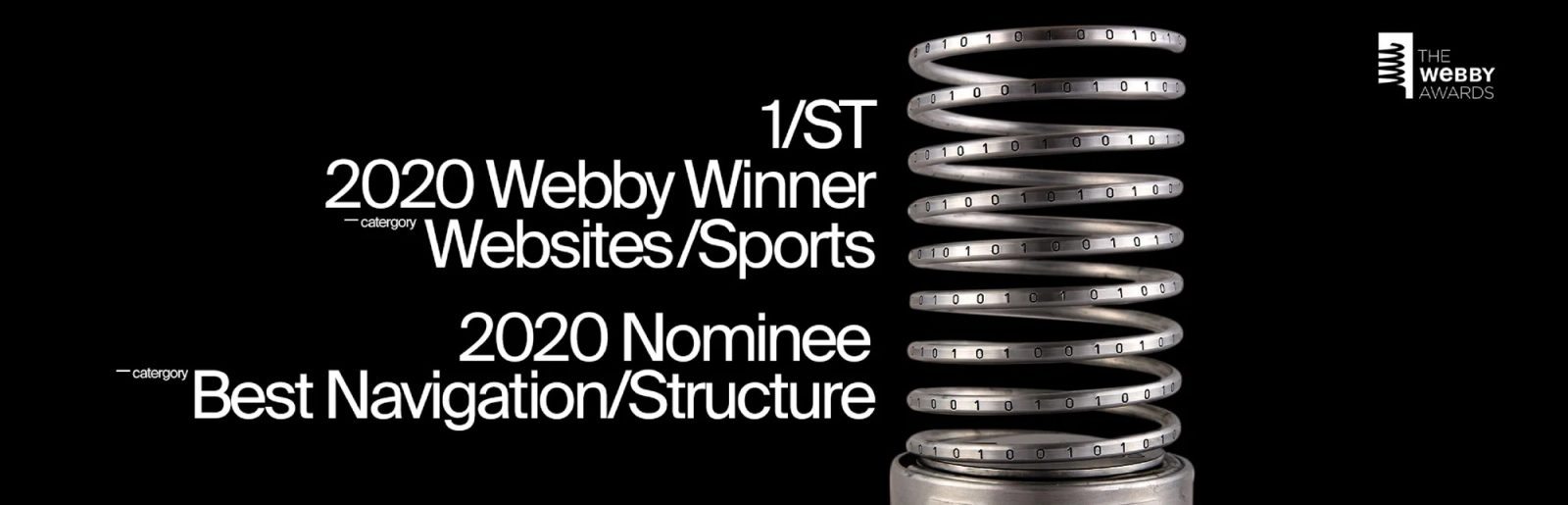 1/ST DeepSleep Webby Awards in Sports and Best Navigation/Structure Categories