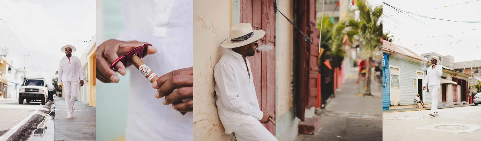AVO Expressions campaign collage with D-Nice and street scenes