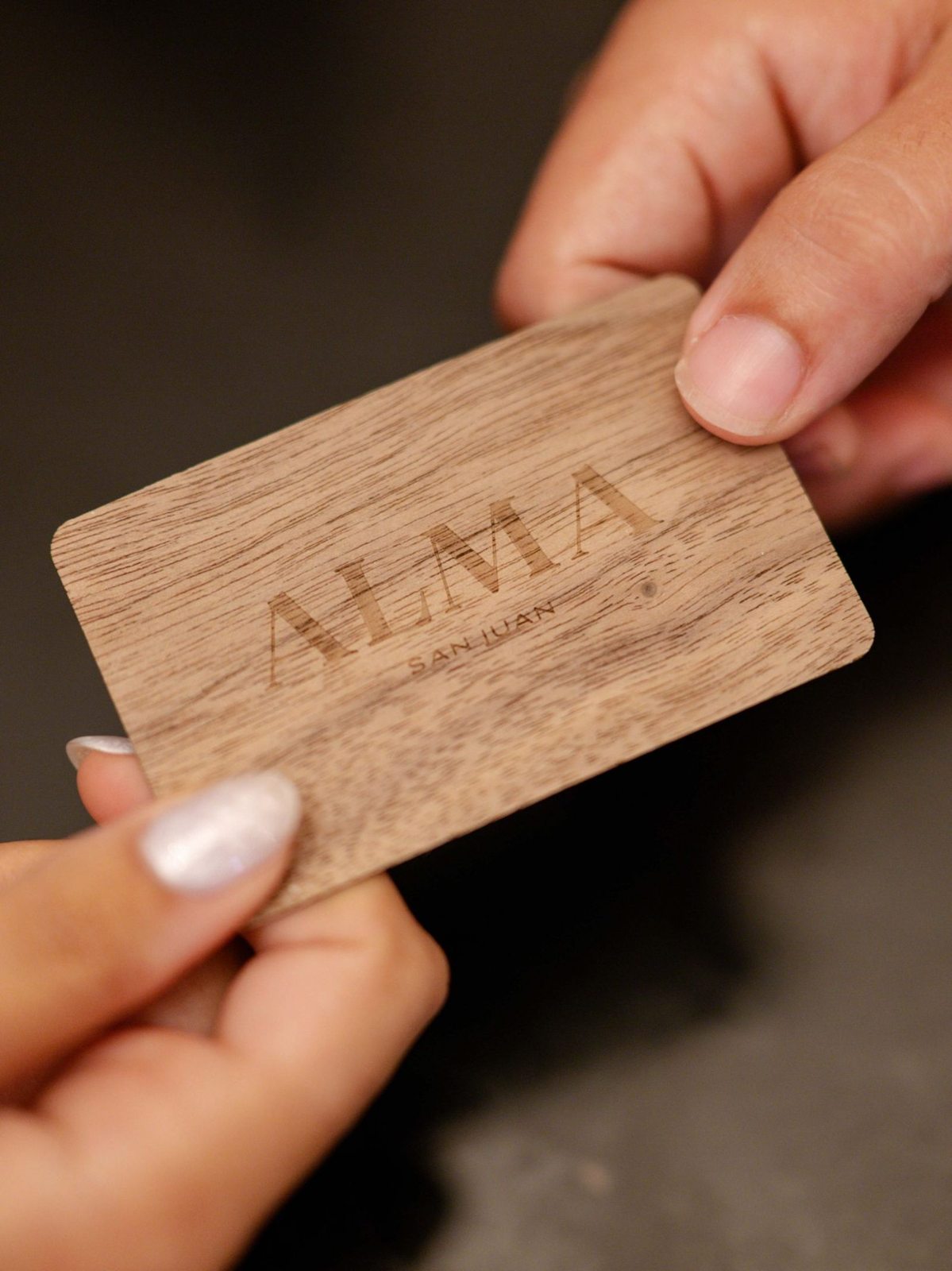 Alma Hotel Old San Juan BizCard