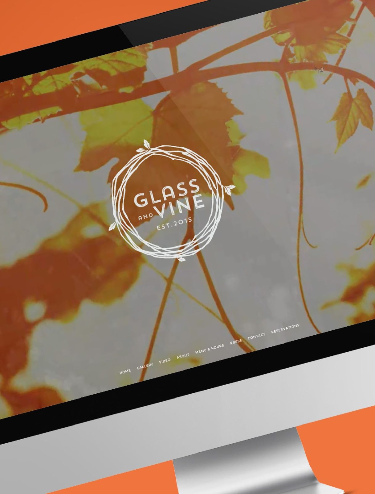 Glass and Vine Web