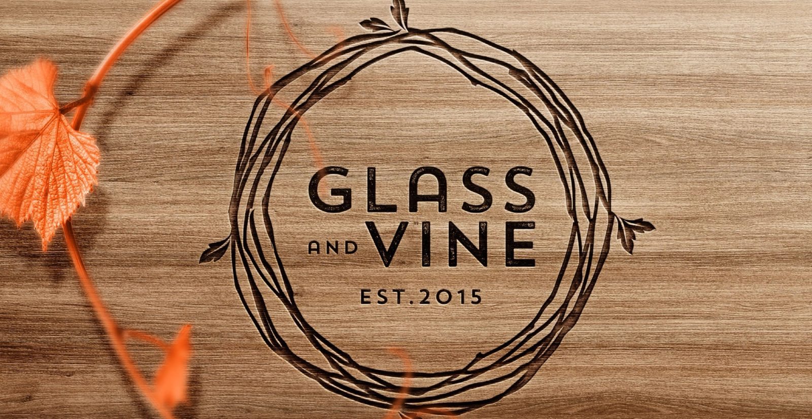 Glass and Vine Engraved